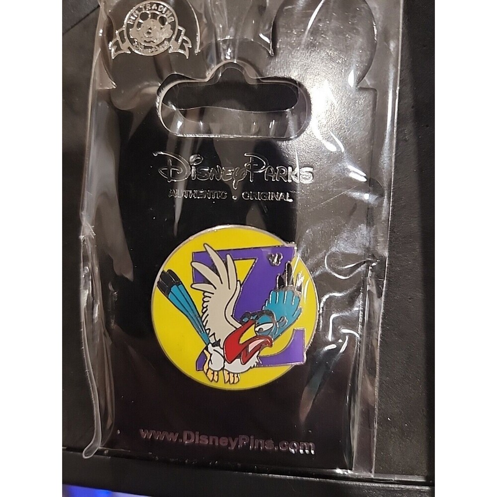 Disney Pin 66604 The Lion King Zazu Bird Z Alphabet Letter‎ WDW 2008